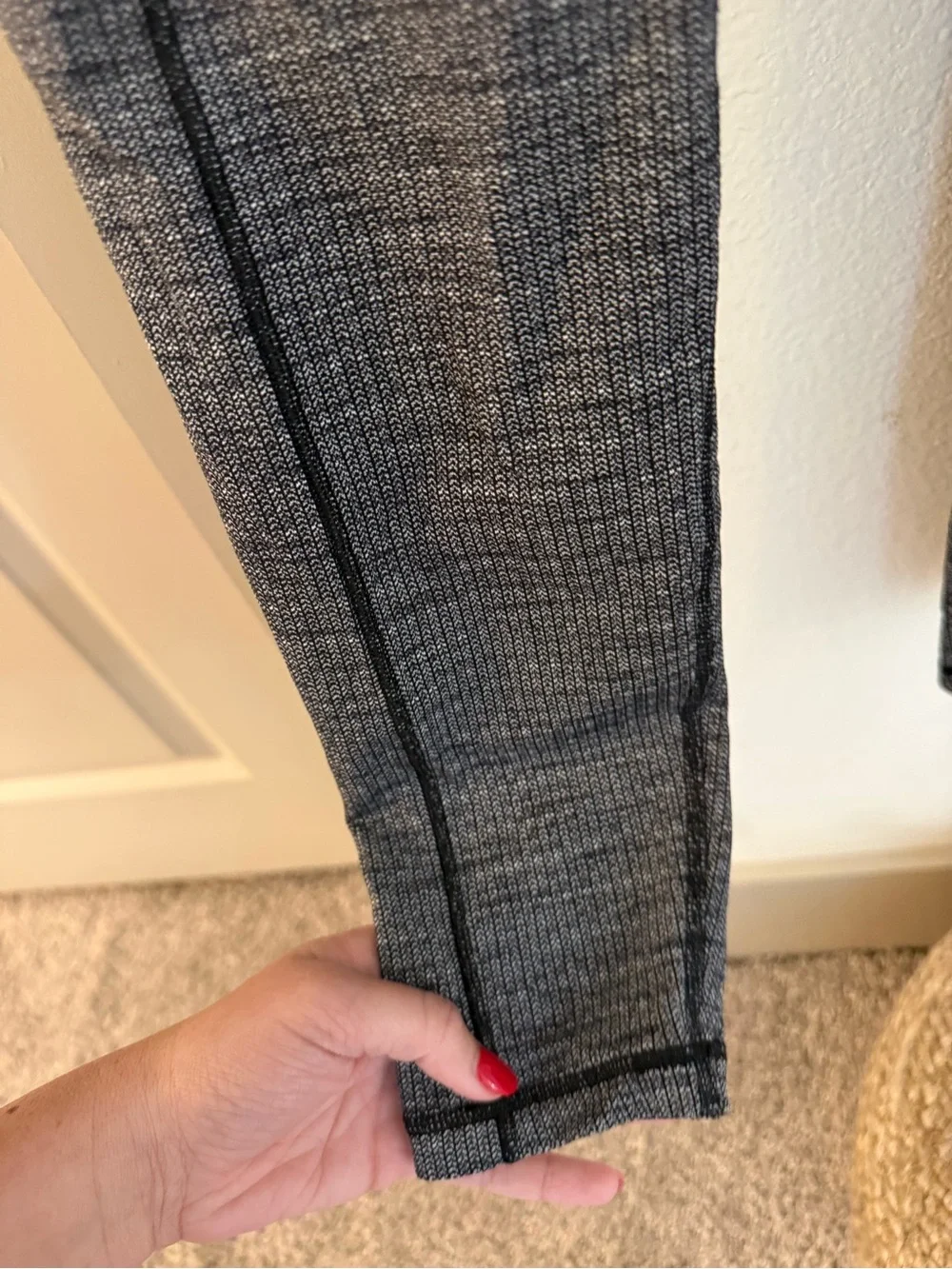 lululemon athletica Charcoal Heather High-Rise Leggings